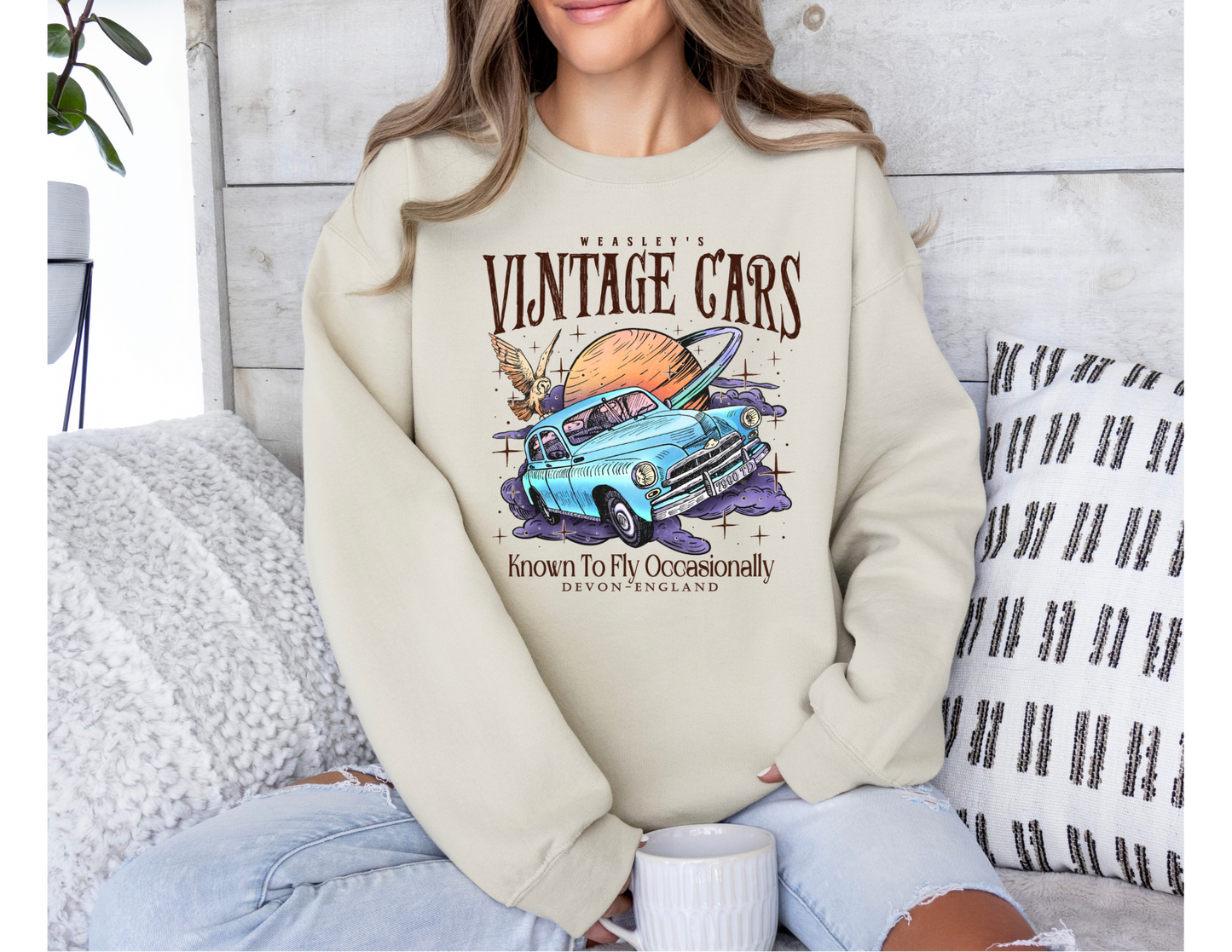 Vintage Cars Sweatshirt