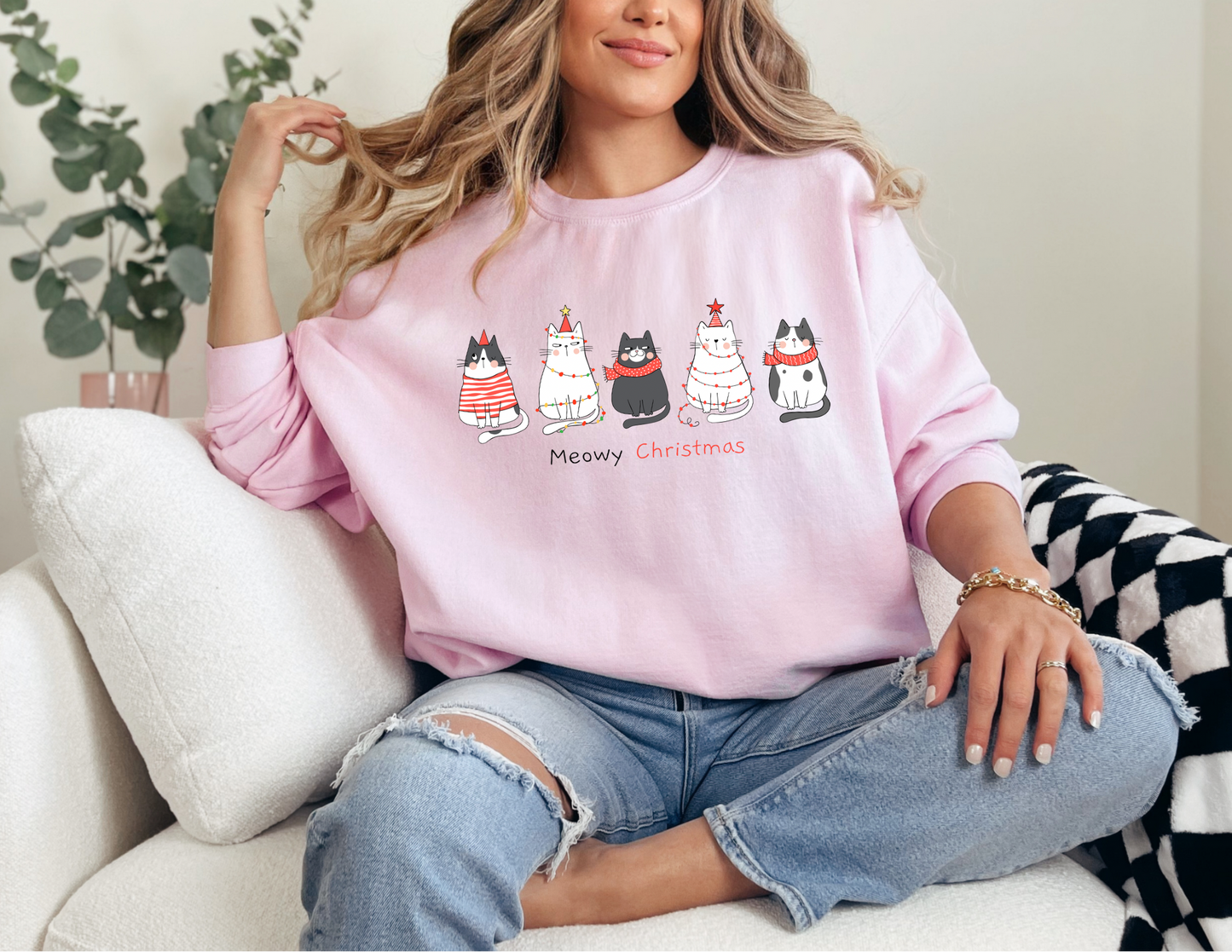 Meowy Christmas Sweatshirt