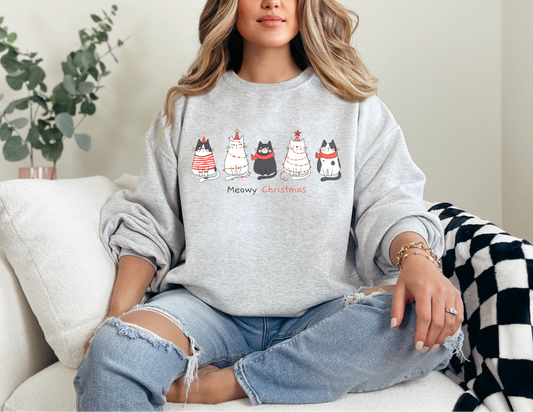 Meowy Christmas Sweatshirt