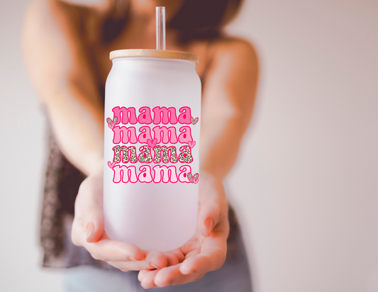 Pink Mama Glass Tumbler