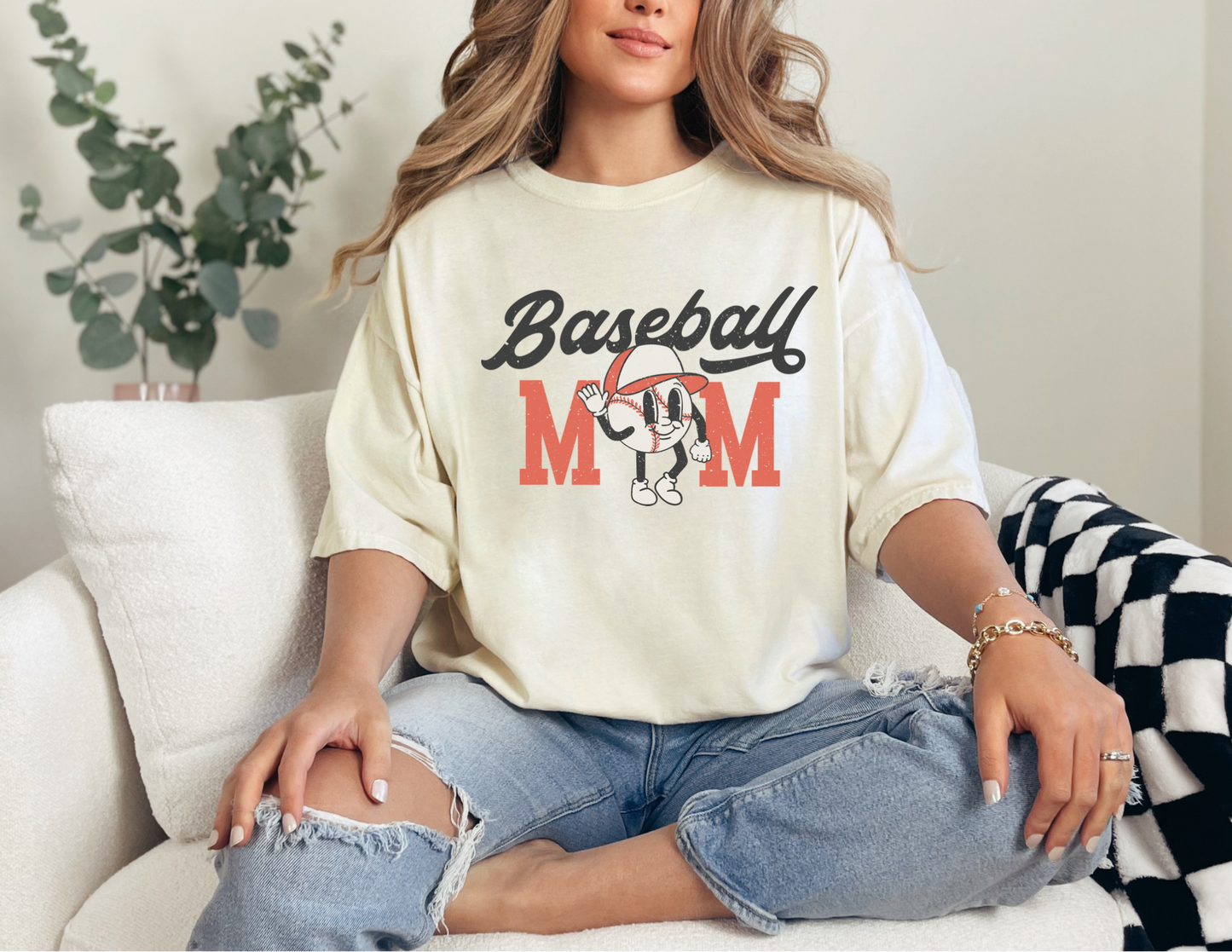 Retro Baseball Mom Shirt