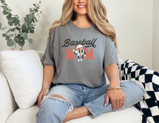 Retro Baseball Mom Shirt