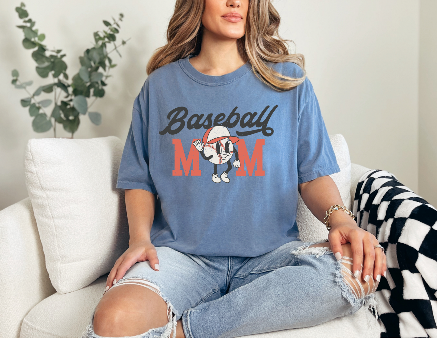 Retro Baseball Mom Shirt