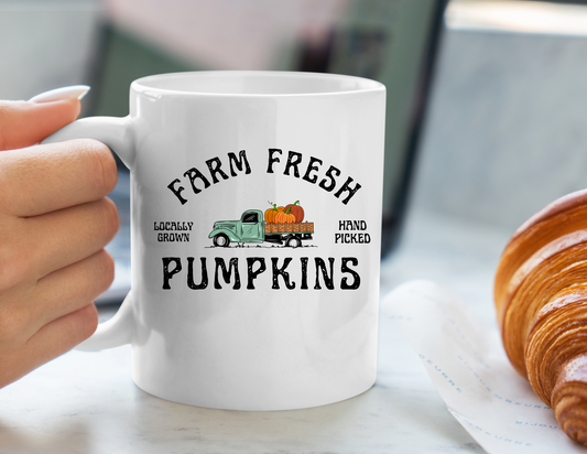 Farm Fresh Pumpkins 15oz Coffee Cup